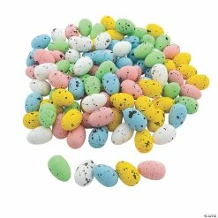 Budget 🧨 Small Speckled Foam Easter Eggs - 100 Pc. ✨