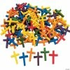 Outlet 🤩 Wonderful Wood Cross Beads - 100 Pc. 🔥