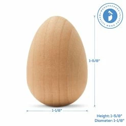 Buy 👏 Woodpeckers Crafts, DIY Unfinished Wood 1-5/8" Egg, Pack of 25 👍 -Easter Crafts Sales woodpeckers crafts diy unfinished wood 1 5 8 egg pack of 2514123123 a03NOWA