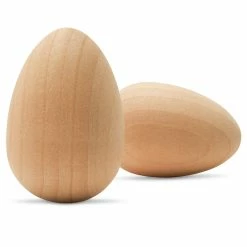 Outlet 🥰 Woodpeckers Crafts, DIY Unfinished Wood 1-5/8" Egg, Pack of 50 🎁