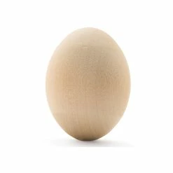 Outlet ⌛ Woodpeckers Crafts, DIY Unfinished Wood 2-1/2" Egg, Pack of 24 🎉