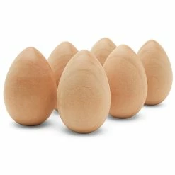 Budget 🔥 Woodpeckers Crafts, DIY Unfinished Wood 2" Flat Bottom Egg, Pack of 30 😍
