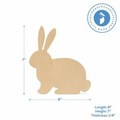 Deals 🧨 Woodpeckers Crafts, DIY Unfinished Wood 8" Rabbit Cutout, Pack of 12 🤩 -Easter Crafts Sales woodpeckers crafts diy unfinished wood 8 rabbit cutout pack of 1214120822 a02NOWA